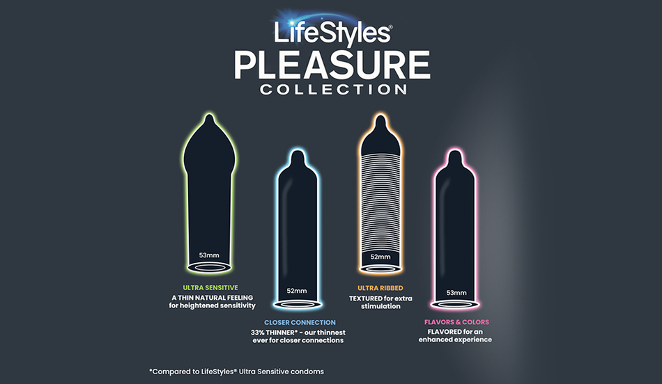 Connect Condoms LifeStyles 36 Ct. Pleasure Collection Latex Condoms – LifeStyles US