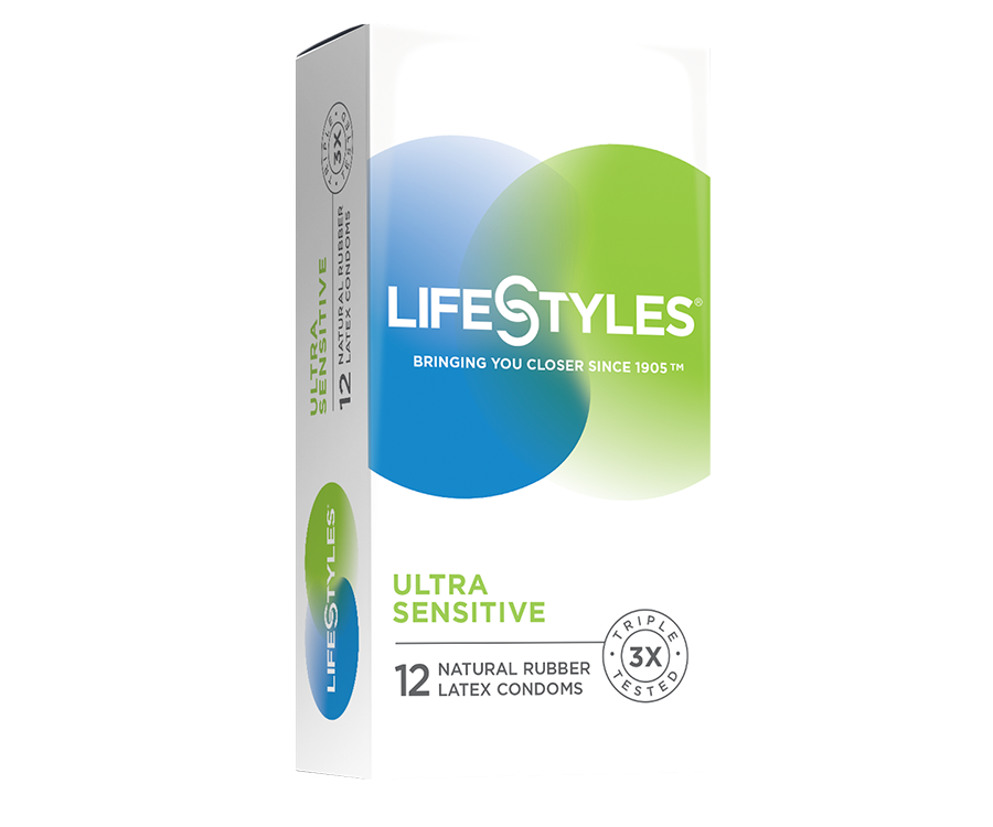 LifeStyles Ultra Sensitive Latex Condoms