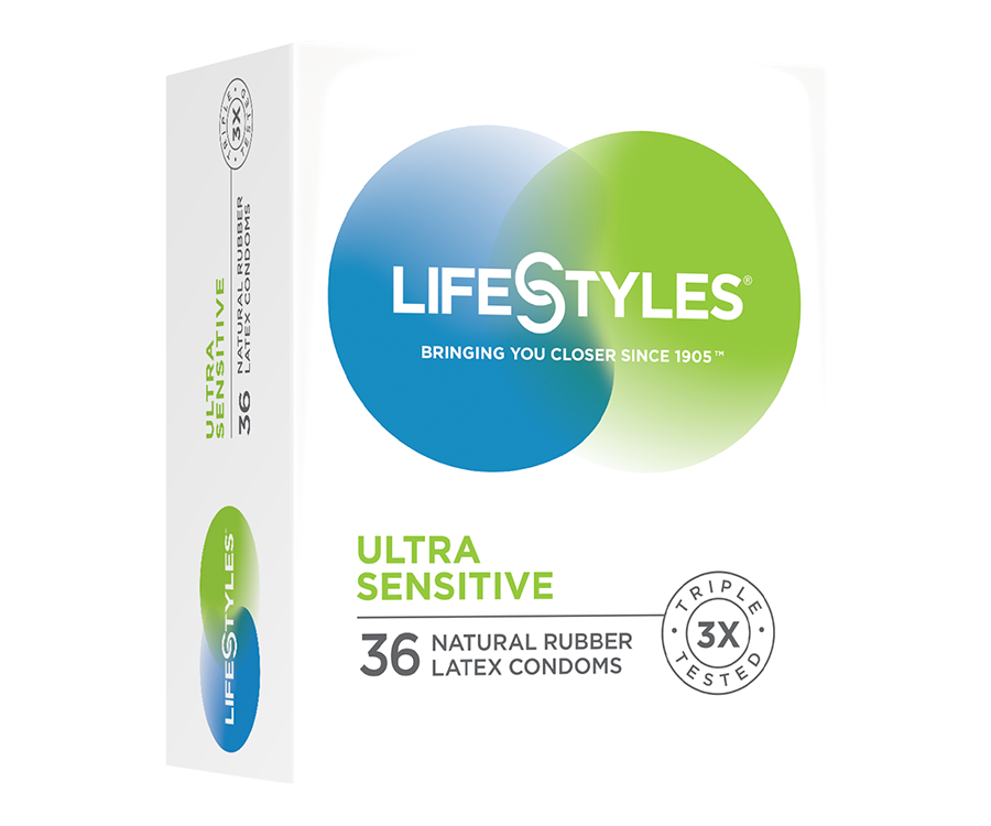 LifeStyles Ultra Sensitive Latex Condoms