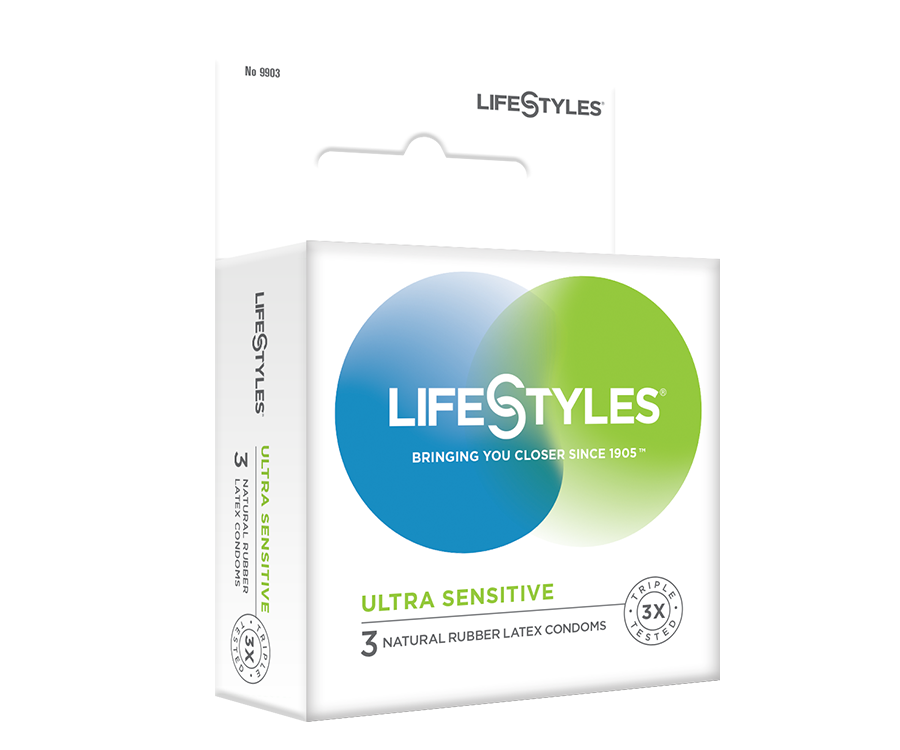 LifeStyles Ultra Sensitive Latex Condoms