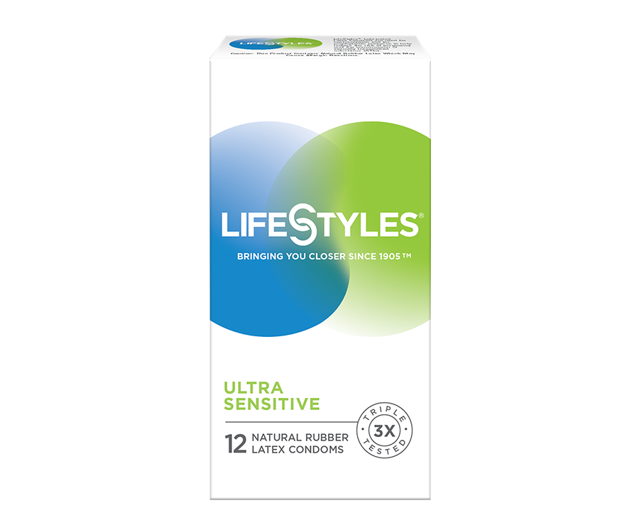 LifeStyles Ultra Sensitive Latex Condoms