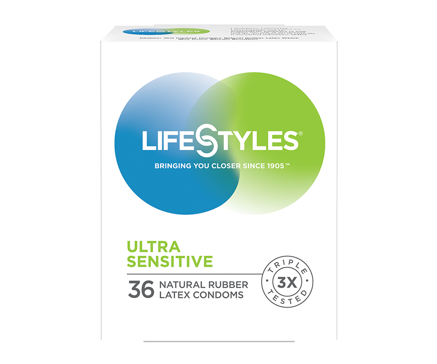 LifeStyles Ultra Sensitive Latex Condoms