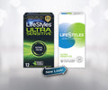 LifeStyles Ultra Sensitive Latex Condoms